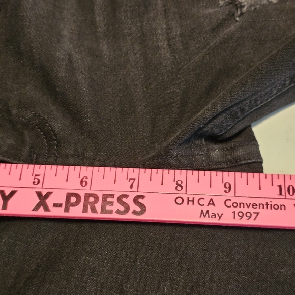 Maurices Black Distressed Skinny Jeans | Size Medium Regular M/R - Picture 8 of 12